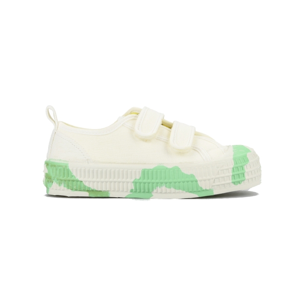 Kids' Novesta S.M.Kid Vel.Duo 10 Wht / 580 Grn Sneakers Light Yellow | MoVTLLYxv8F