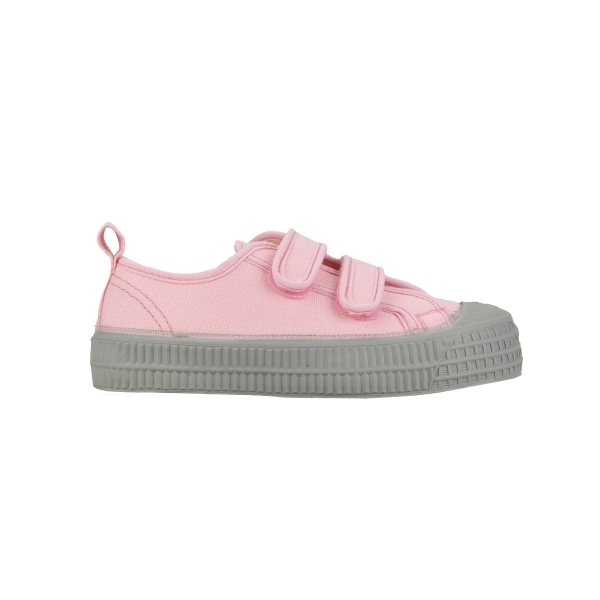 Kids' Novesta S.M.Kid Velcro 03 Rzn / 212 Gry Sneakers Pink / Grey | Yp8YiGaWkK6