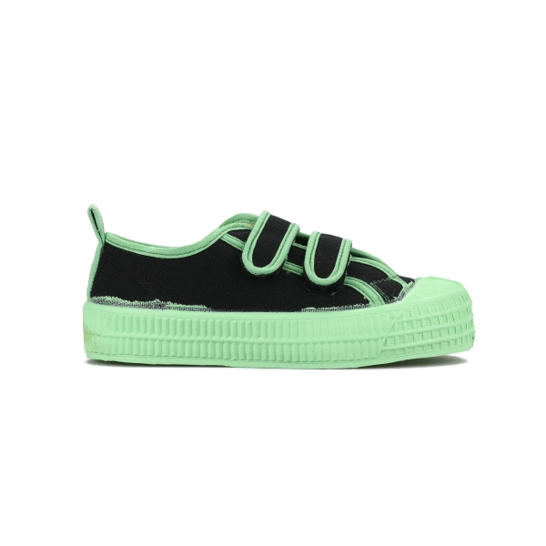 Kids' Novesta S.M.Kid Velcro 60 Blk / 580 Grn Sneakers Dark Green | cADXpxqHbN1