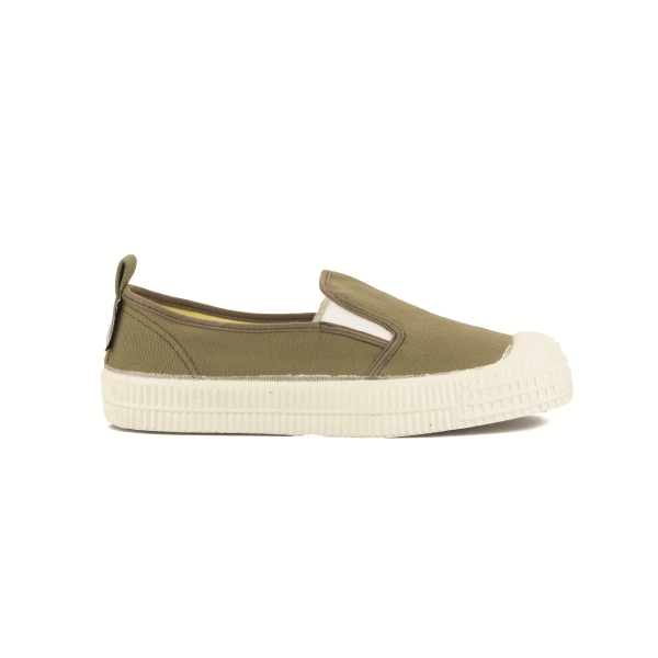 Kids' Novesta Star Slip on Kid 42 Military Sneakers Green | DTtobqoPtzG