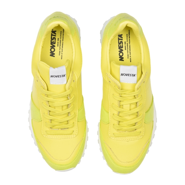 Men's Novesta Marathon Vegan Trail Al Running Shoes Yellow | 9RAFR7cEWSD