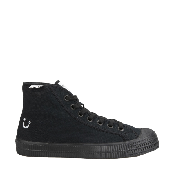 Men's Novesta S.D. Pes V Nudzi All Flat Shoes Black | bytFaYrZQCN