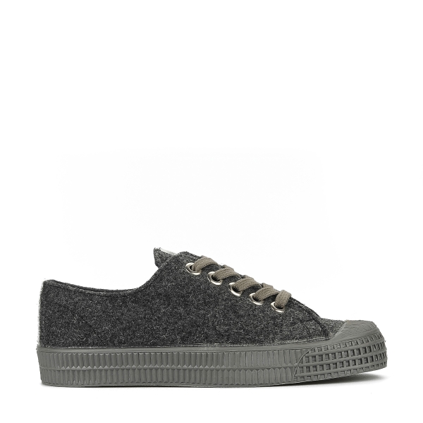 Women's Novesta S.M.Felt 05 D. / 230 D. Flat Shoes Grey | iybFSZd1lsM