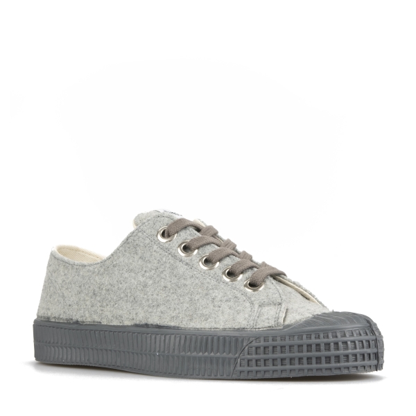 Women's Novesta S.M.Felt Mid / 245 Flat Shoes Grey | ft3SjqGmDt3