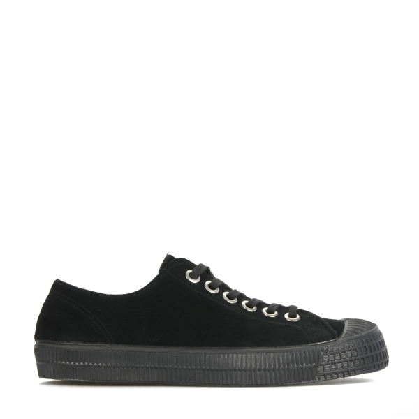 Women's Novesta S.M. Suede Nero / 615 Flat Shoes Black | PKo6fm3Yt7Y