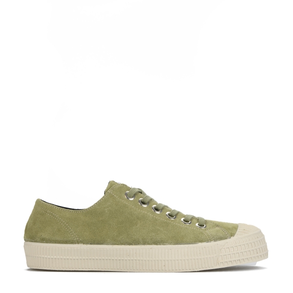 Women's Novesta S.M. Suede Olive / 123 Wheat Flat Shoes Brown | mDg92ilCuSI